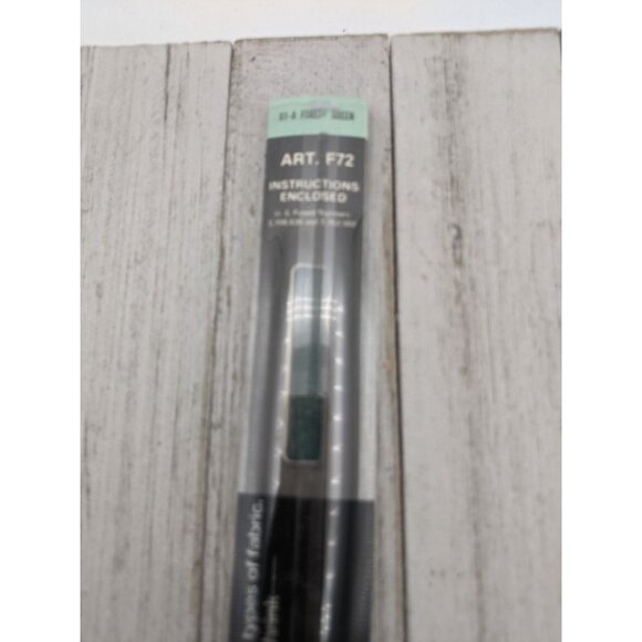 Vintage J&P Coats Flex Knit All Purpose Zipper 16" Forest Green 61-A - Picture 6 of 6